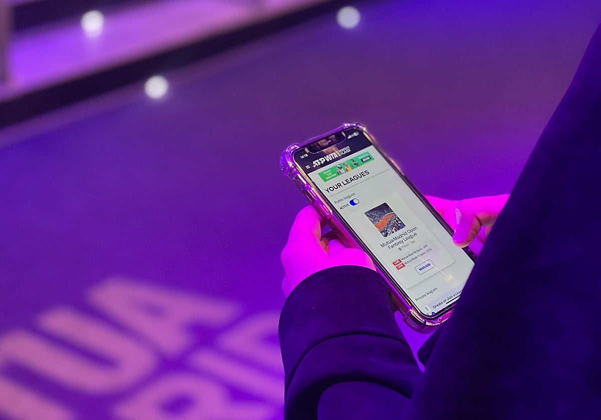 Usuario utilizando el juego