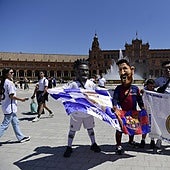 'El Clásico' se jugó en las calles de Sevilla
