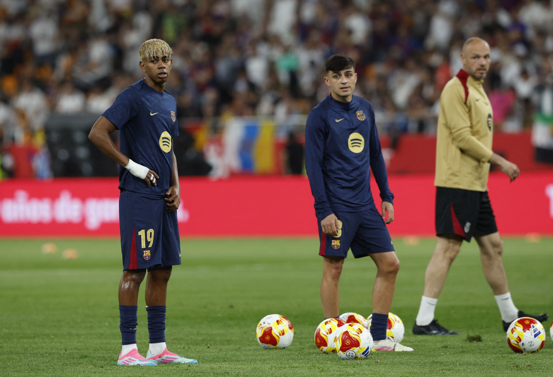 El nuevo peinado de Lamine Yamal.