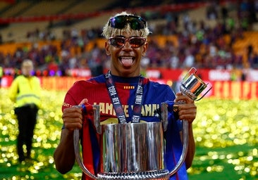 Lamine Yamal, tras ganar la Copa del Rey