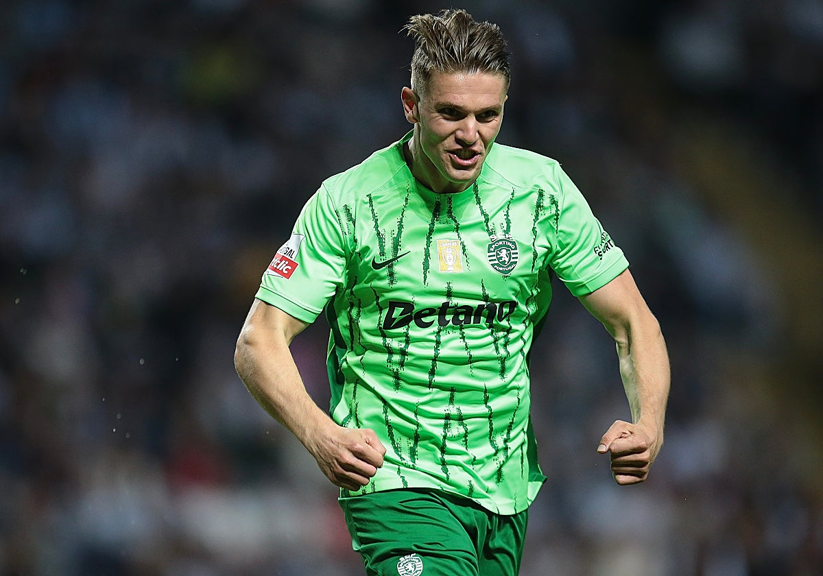 Viktor Gyokeres, delantero del Sporting de Portugal
