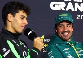 Bortoleto y Alonso, en rueda de prensa en Shanghai