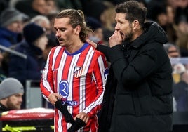 El coreado sobreesfuerzo exigido por Simeone pasa factura a Griezmann
