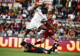 La Fiorentina pierde con la Roma (1-0) antes de la vuelta de semifinales de Conference