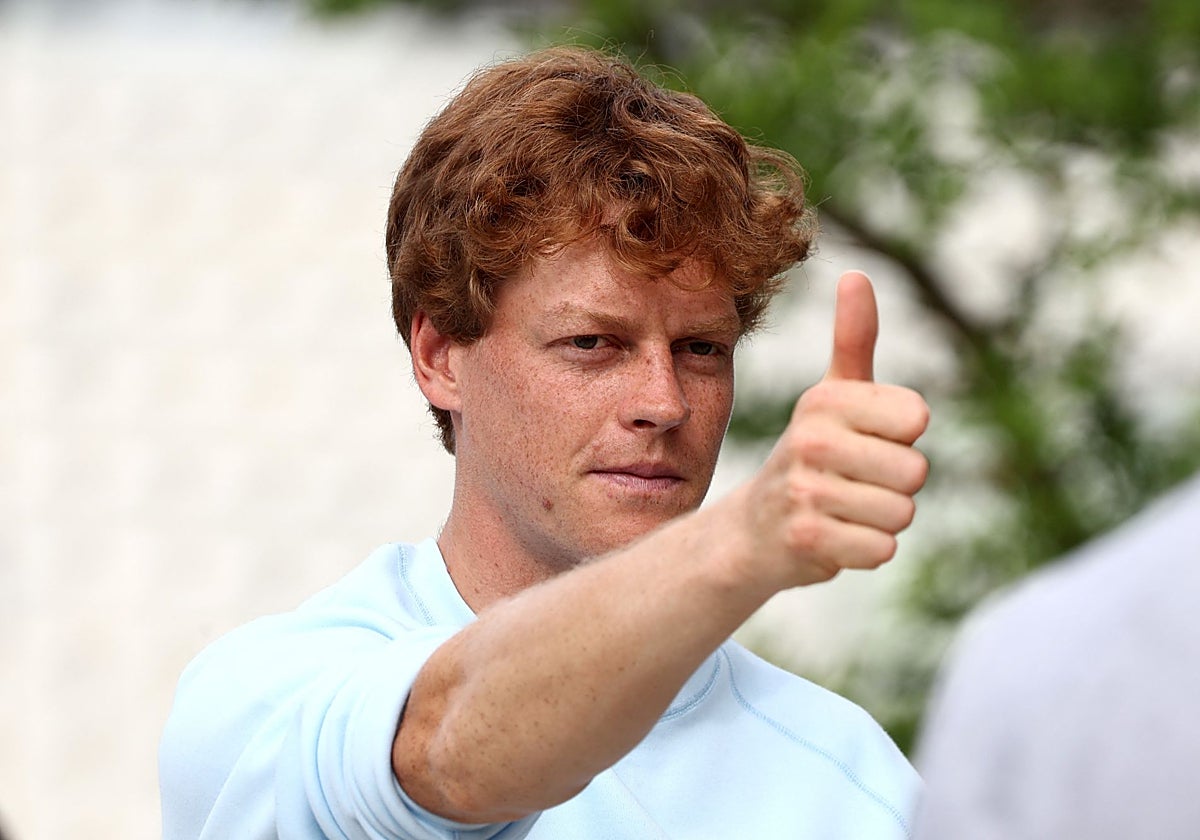 Jannik Sinner, en el Foro Itálico