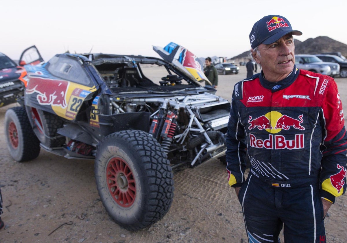 Carlos Sainz, en el Dakar 2025