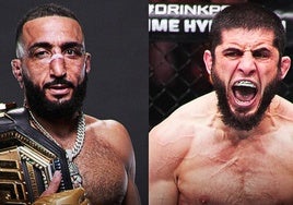 Belal Muhammad e Islam Makhachev, campeones del peso wélter y ligero