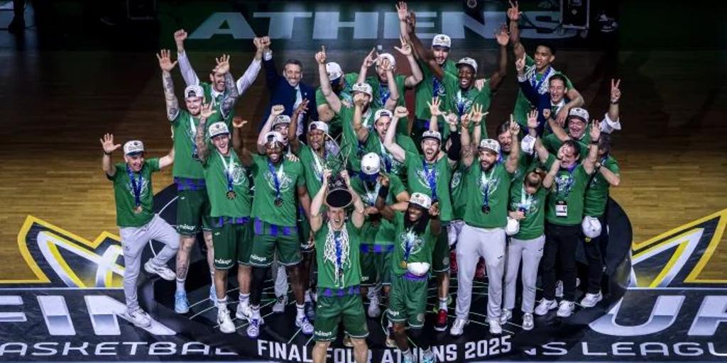 Unicaja roza la perfección y repite título en la Champions