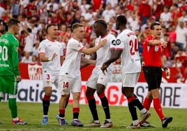 El Sevilla no pierde con Martínez Munuera como árbitro desde hace cinco años