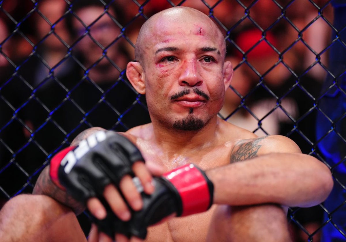 José Aldo tras su derrota contra Aiemann Zahabi