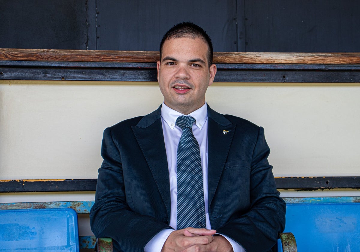 Ramón Lázaro, presidente del CD Tudelano