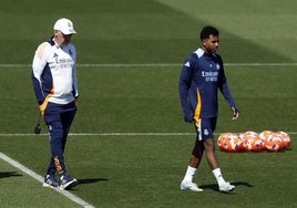 Rodrygo, tras decirle a Ancelotti que se había lesionado