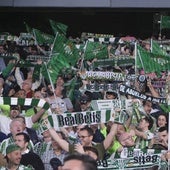 La afición del Betis, en un partido