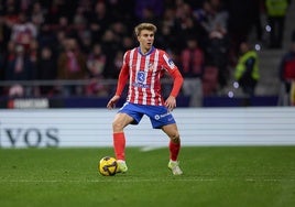 Pablo Barrios, duda ante el Betis por una conmoción
