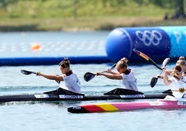 Oro para el K4 femenino español en la Copa del Mundo