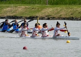 Oro para el K4 femenino español en la Copa del Mundo