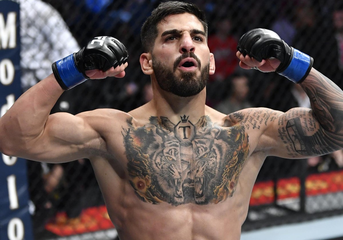 Ilia Topuria tras ganar uno de sus combates