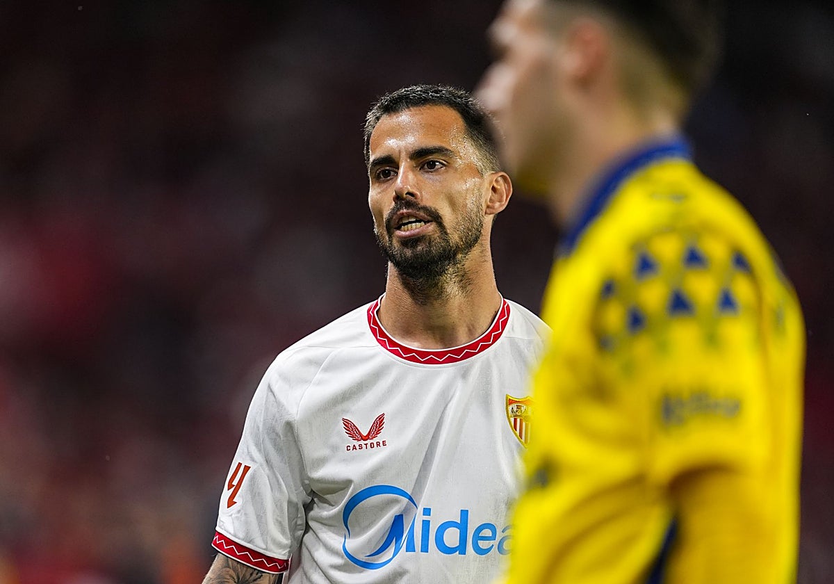 Suso, en partido ante la UD Las Palmas