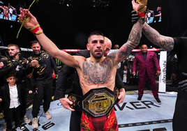 Ilia Topuria tras defender su cinturón contra Max Holloway