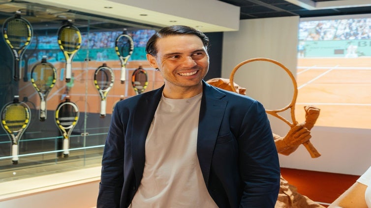 Nadal inaugura el espacio 'Roland Garros' en su museo de Manacor