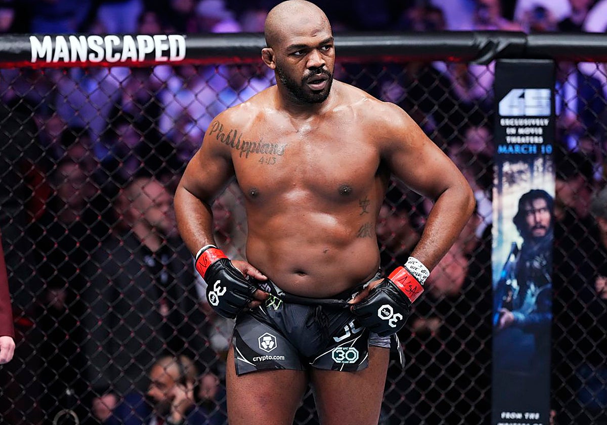 Jon Jones, durante un combate