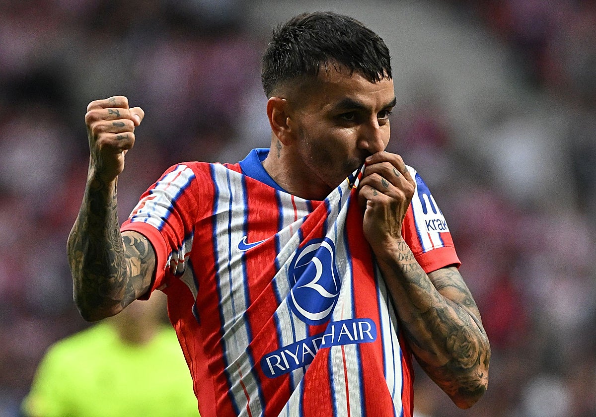 Correa, en el último partido de Liga del Atlético de Madrid ante el Betis