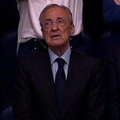 Y Florentino lloró de emoción en el palco del Bernabéu