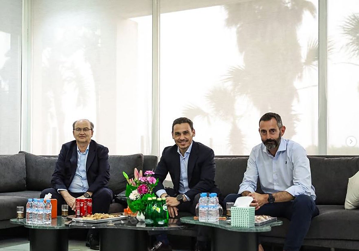 La cumbre del Sevilla FC en Casablanca, con partido incluido