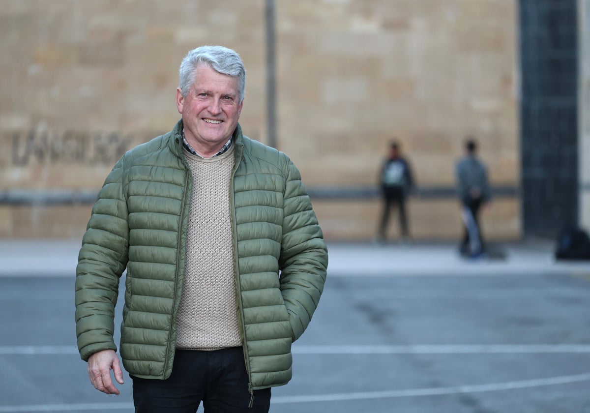 El presidente de la Federación de Pelota Vasca, José María Mitxelena