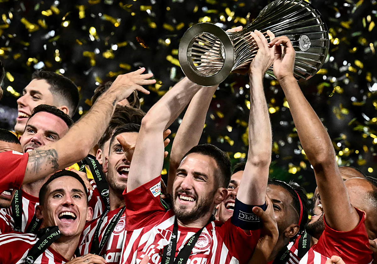El Olympiacos griego es el vigente campeón de la Conference League tras hacerse con el título el pasado 2024