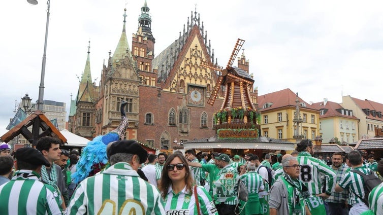 Imágenes de la marea verde en Breslavia