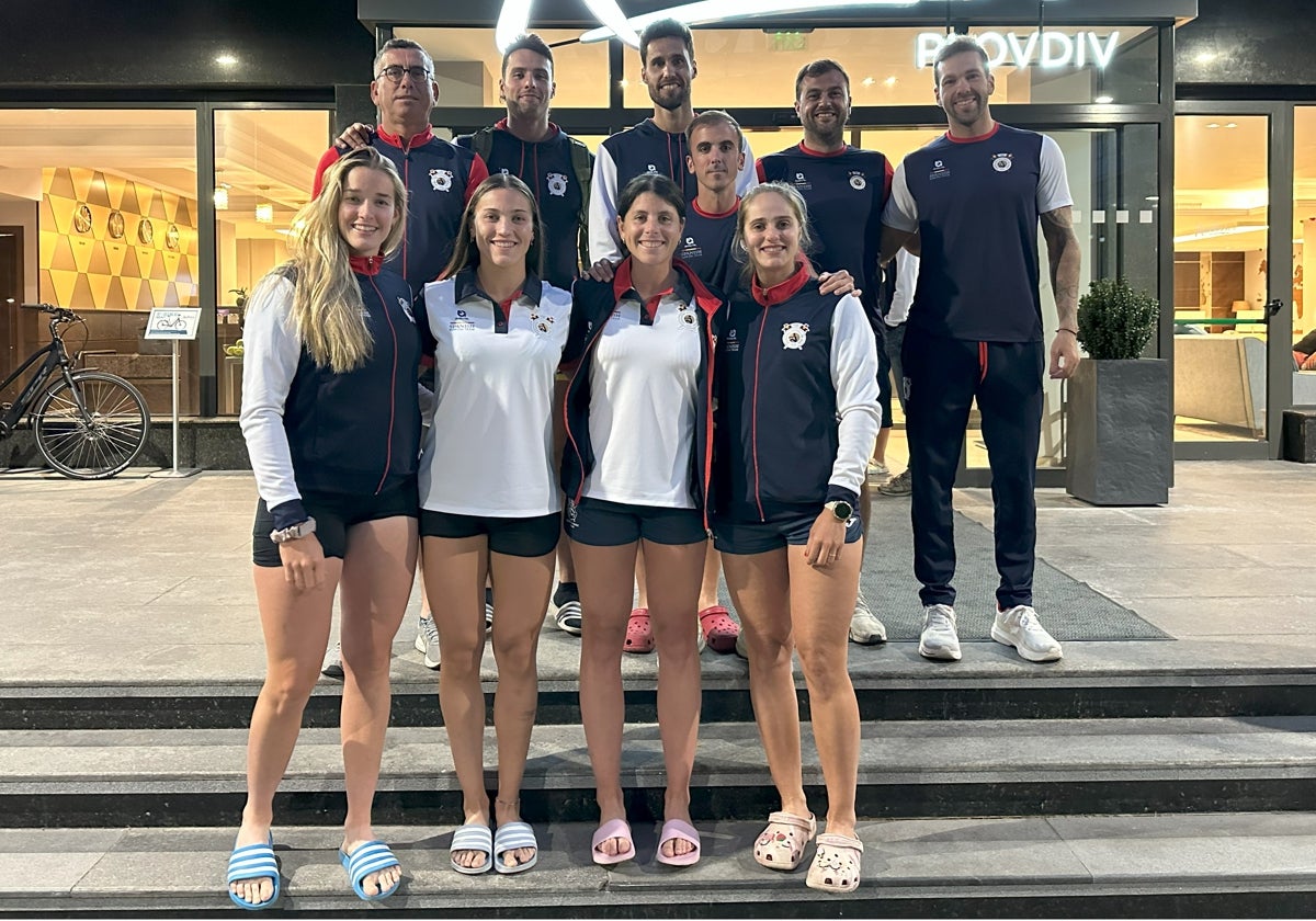 La delegación andaluza en el Campeonato de Europa de Remo