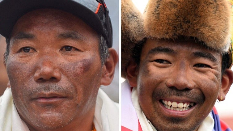 Nepal presume de los sobrehumanos récords de los sherpas Kami Rita y Tashi Gyalzen en el Everest