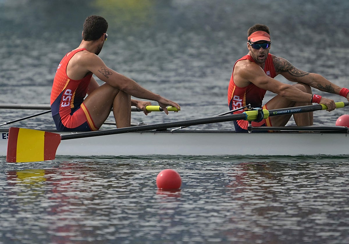 El dos sin timonel de Jaime Canalejo y Javier García