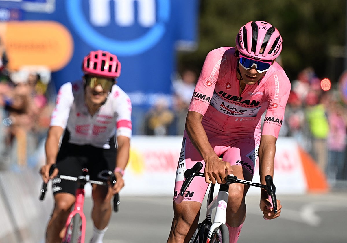 Del Toro se impone a Carapaz por el segundo puesto