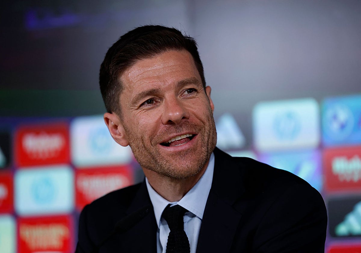 Xabi Alonso, en su presentación como entrenador del Real Madrid