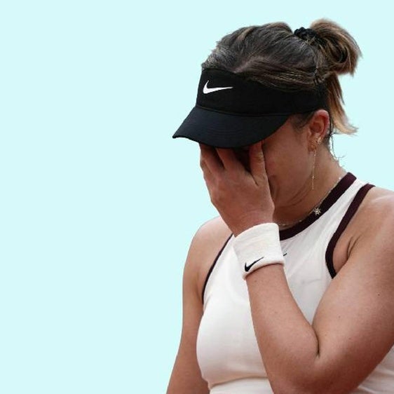 Badosa, este sábado, en su partido ante Kasatkina