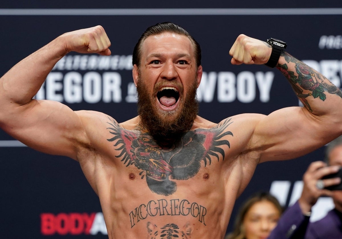 Conor McGregor en uno de sus pesajes oficiales