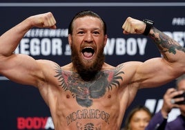 Conor McGregor en uno de sus pesajes oficiales