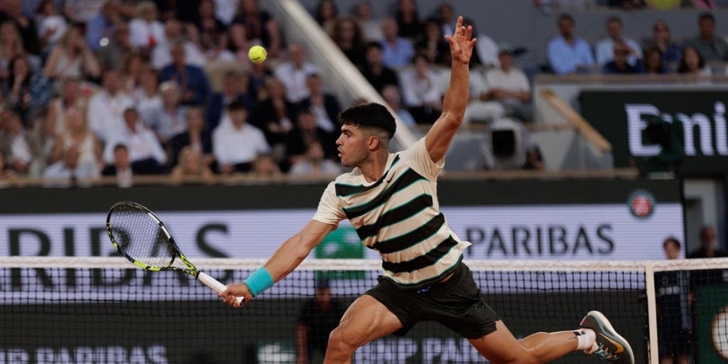 Alcaraz - shelton: horario, canal de televisión y dónde ver online el partido de octavos de roland garros