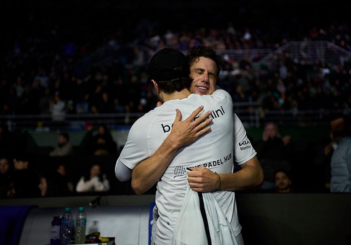 Paquito Navarro y Lucas Bergamini celebran su pase a la final
