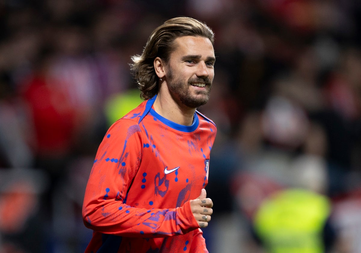 Griezmann, en un partido de esta temporada con el Atlético