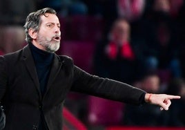 Quique Sánchez Flores: «Me quedo con lo que es entrenar al Sevilla y con esa afición»