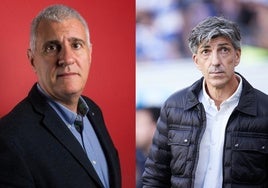 Antonio Cordón e Imanol Alguacil, director deportivo y candidato para el banquillo del Sevilla