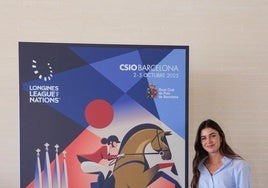 La hija de Luis Enrique, embajadora del CSIO Barcelona, la gran competición hípica internacional