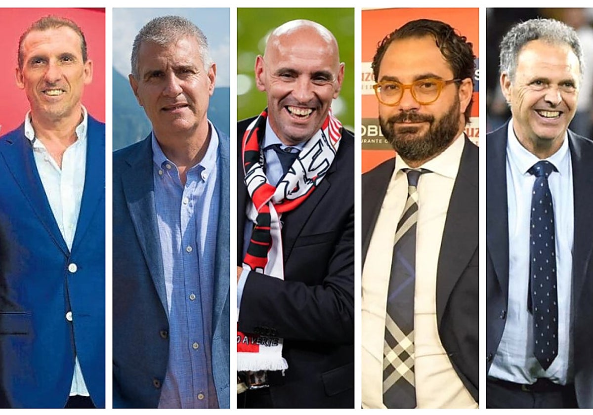 Óscar Arias, Antonio Cordón, Monchi, Víctor Orta y Joaquín Caparrós han sido directores deportivos del Sevilla FC