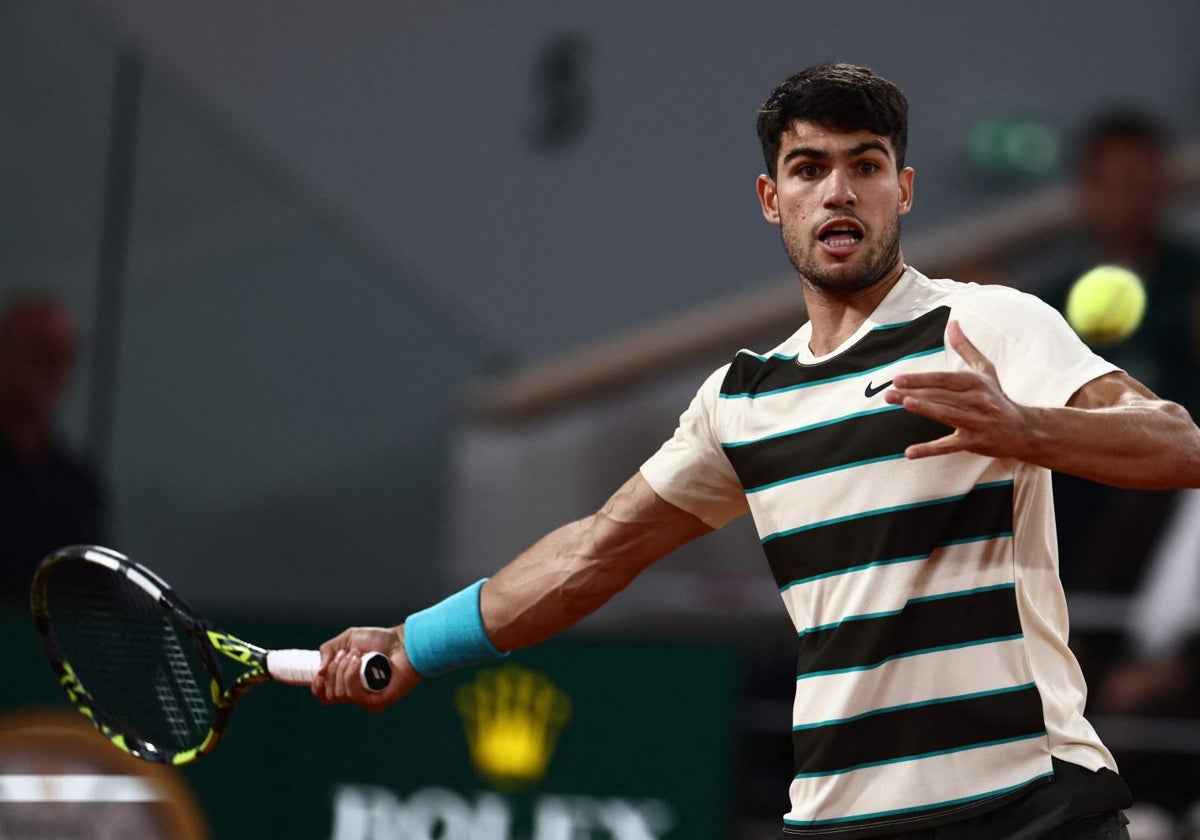 Carlos Alcaraz - Lorenzo Musetti en directo: resultado, ganador y última hora del partido de semifinales de Roland Garros hoy