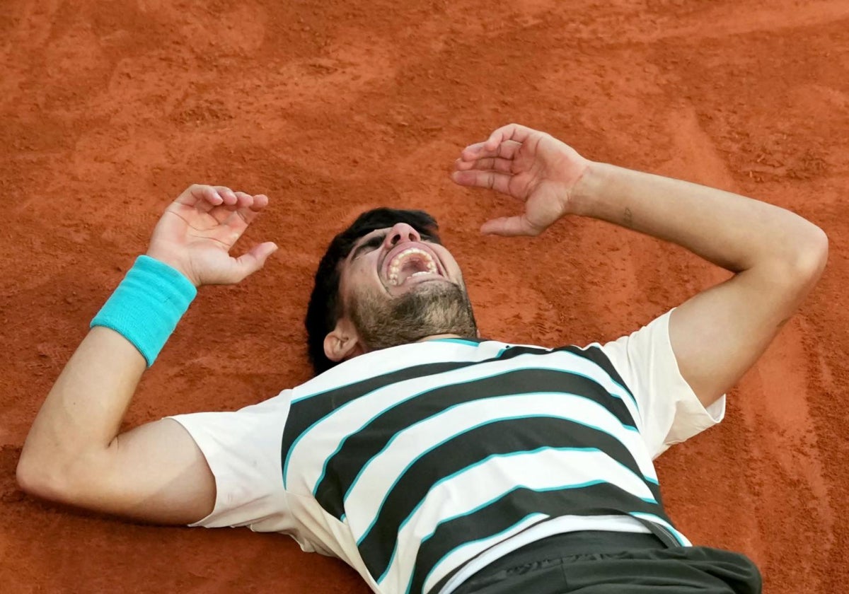 Carlos Alcaraz, tras la final de Roland Garros