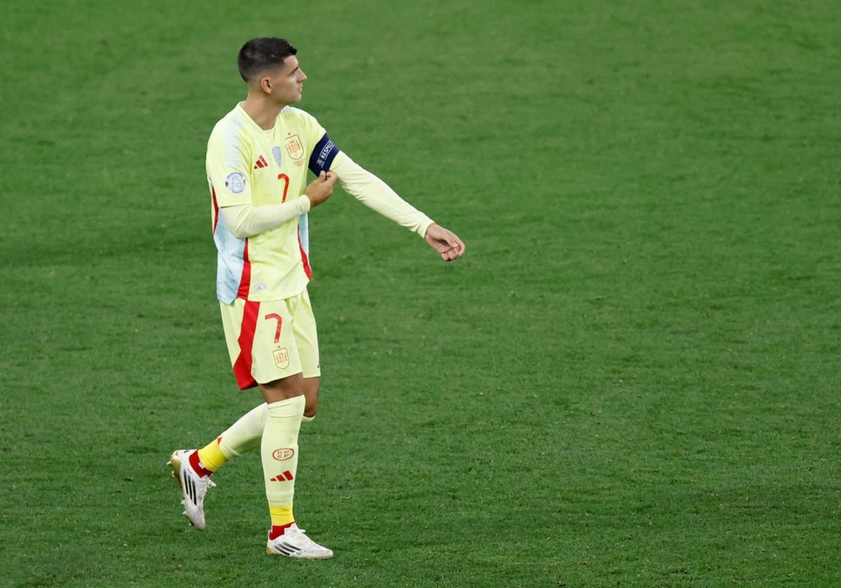 Morata, tras fallar el penalti ante Portugal