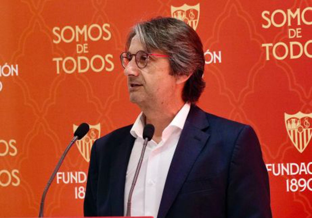 Santiago González, durante el acto de presentación